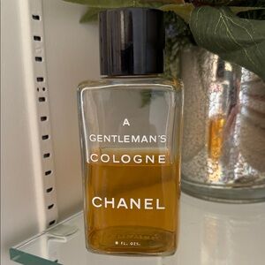 Vintage Chanel, a gentleman‘s cologne splash 60%full